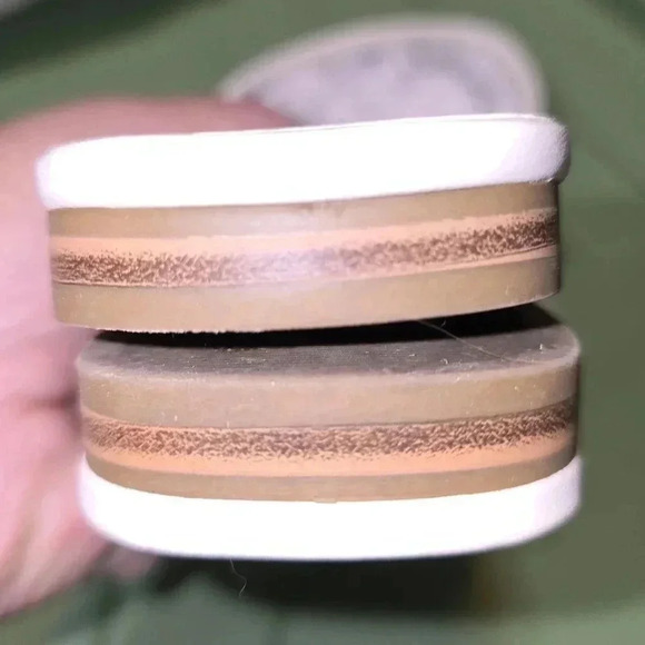 NWOB Unisa Unsully Chain Flat Sandal Slide White Women's 9.5 - Picture 6 of 9